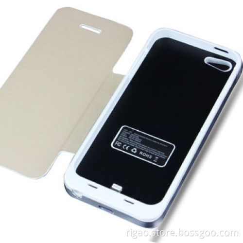 Colorful Mobile Phone Battery Case with Leather Cover, for iPhone 5/5S, with 3500mA Capacity